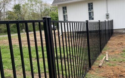 Black Pool Code Aluminum Fence